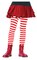 The Costume Center Red and White Striped Tights Girl Child Halloween Costume - Extra Large